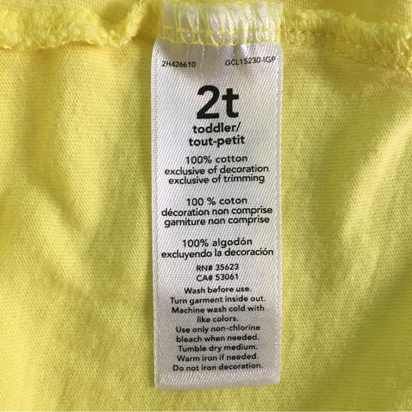 🌼 Yellow Daisy Top with Trim by Carter's 🌼 - Picture 6 of 10